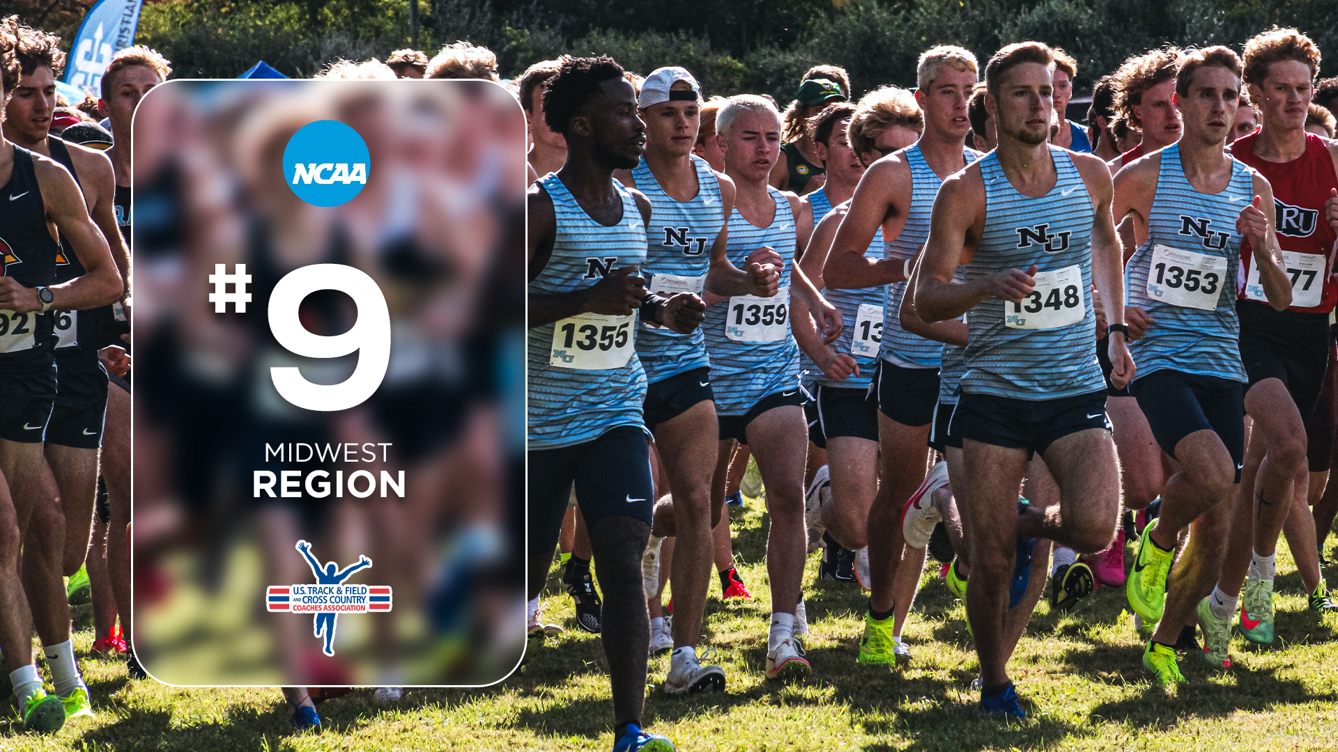 Men's Cross Country Moves Up To  No. 9 In USTFCCCA Midwest Regional Rankings